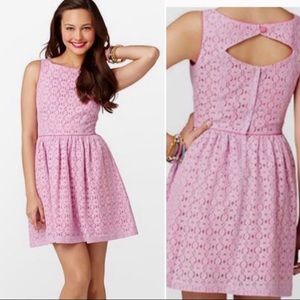 Lily Pulitzer | Cute Pink Petal Lace Sun Dress 10